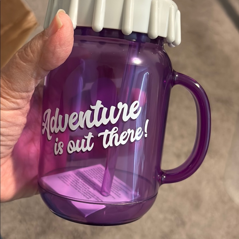 Disney Purple and White Party Favor Mug with Handle - Picture 3 of 4